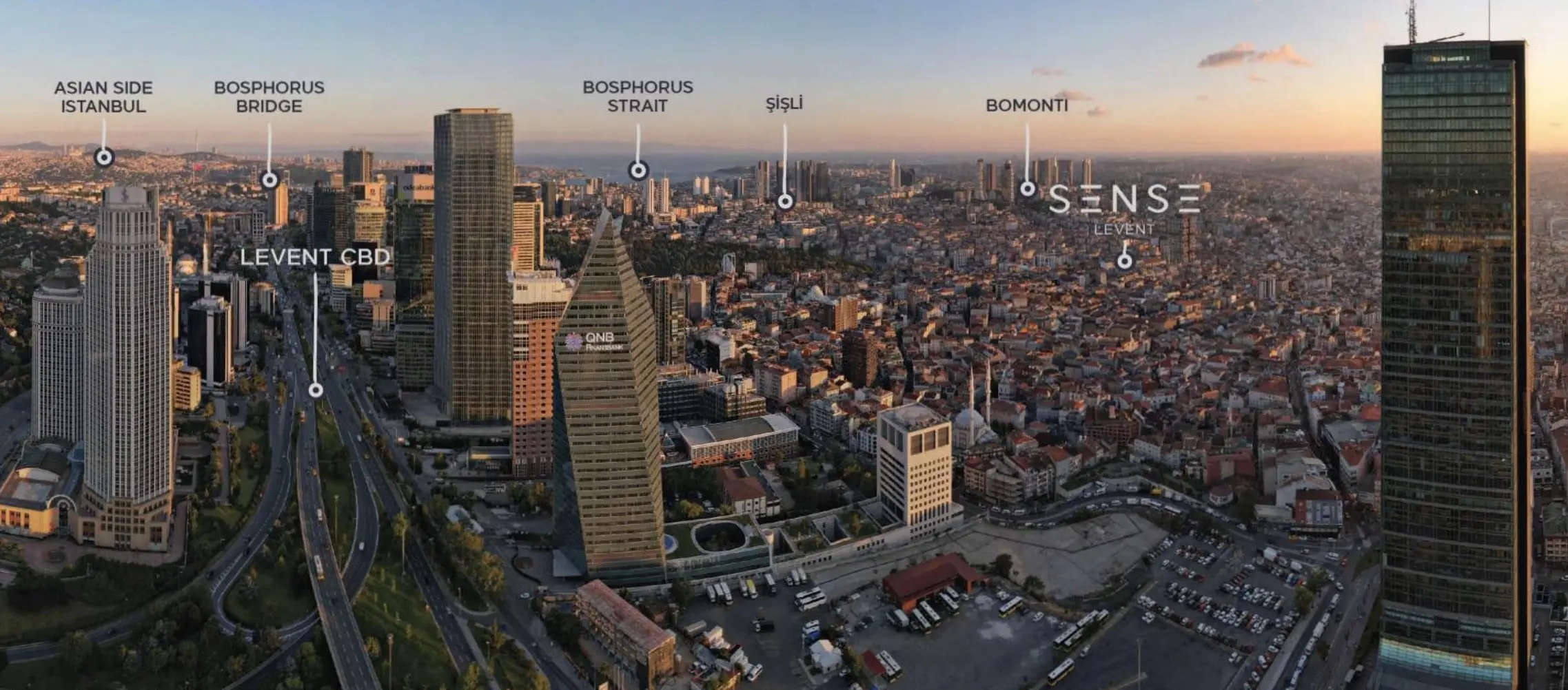 موقعیت Sense Levent